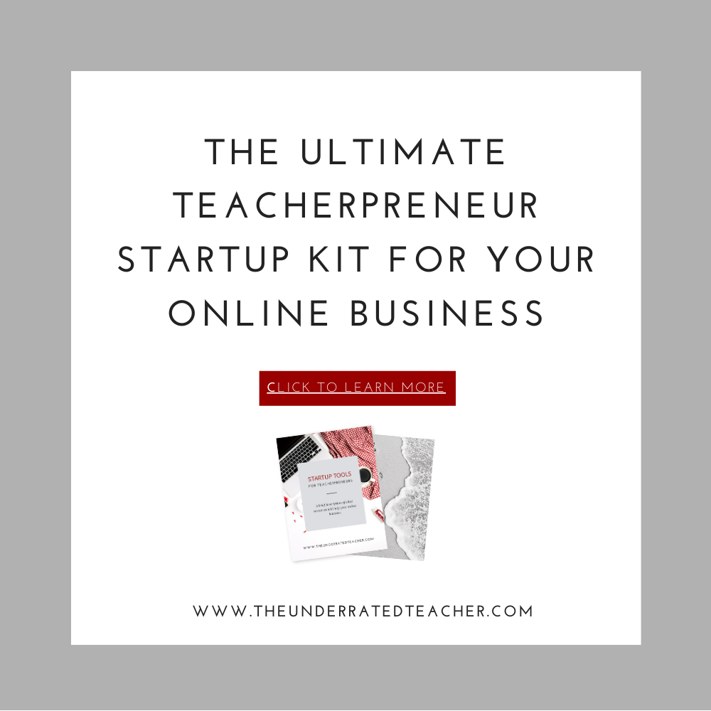 The Ultimate Teacherpreneur Startup Toolkit for Your Online Business