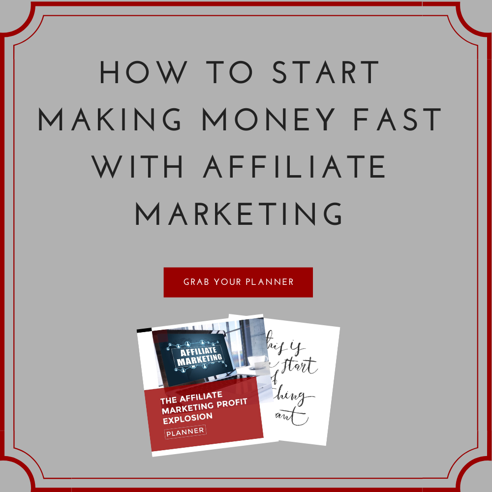 How to Start Making Money Fast with Affiliate Marketing ~ The Underrated Teacher