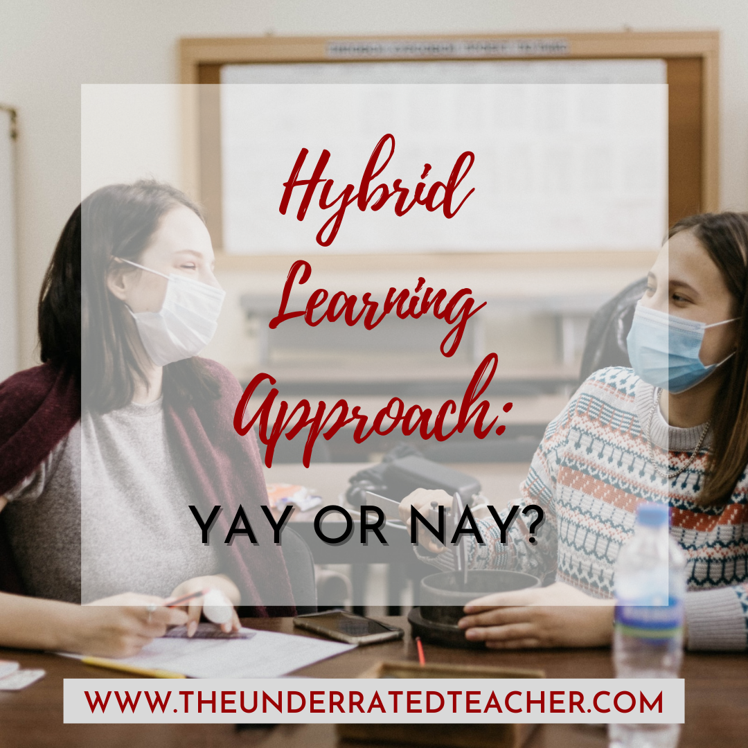 The Underrated Teacher presents Hybrid Learning Approach - Yay or Nay
