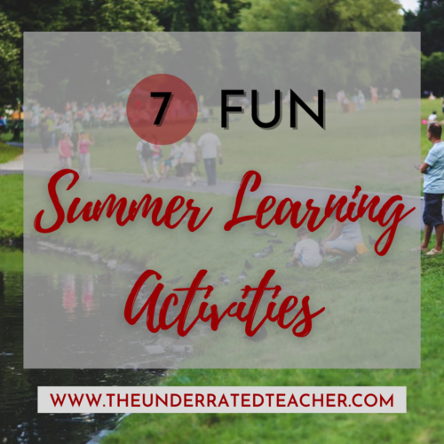 7 Fun Summer Learning Activities